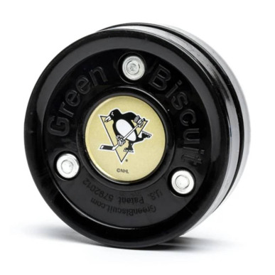 Palet d'entrainement NHL Pittsburgh Penguins Green Biscuit