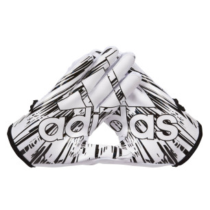 Gants de Football américain adidas Adizero 12.0 Blanc