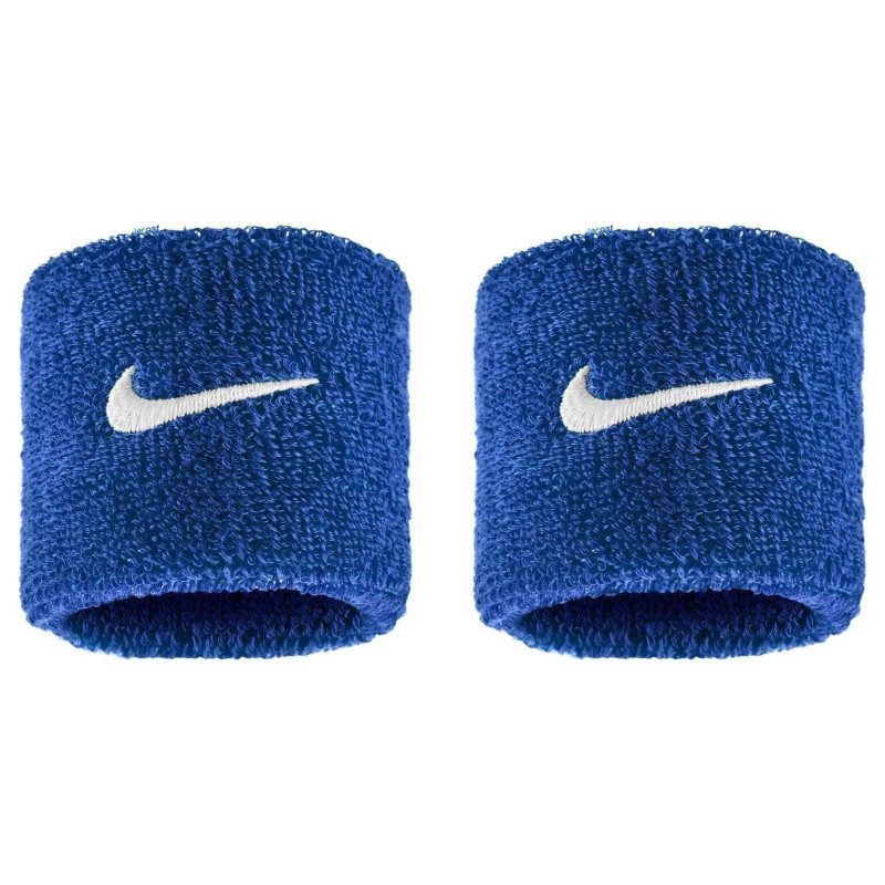 Poignets éponges Nike Swoosh Classic Bleu Poignets éponges Nike Swoosh Classic Bleu