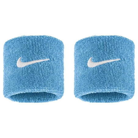 Poignets éponges Nike Swoosh Classic Bleu ciel