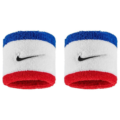 Poignets éponges Nike Swoosh Classic Bleu blanc rouge