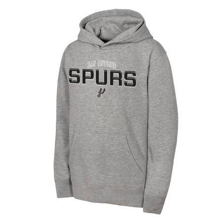 Sudadera NBA Niño San Antonio Spurs Outerstuff Brushed Fleece Gris
