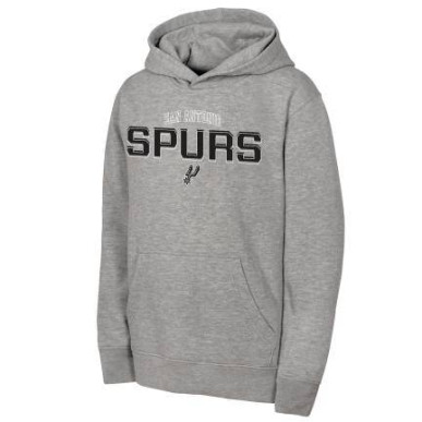 Sweat NBA Enfant San Antonio Spurs Outerstuff Brushed Fleece Gris