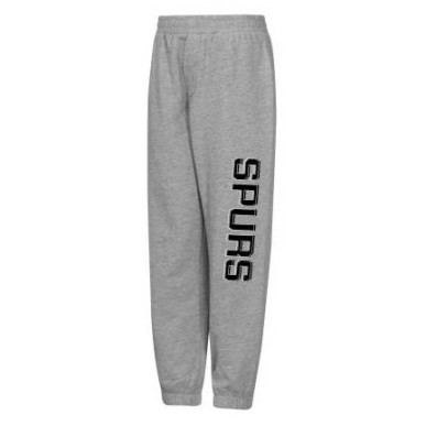 Kids' Outerstuff Brushed Fleece Pant NBA San Antonio Spurs Grey