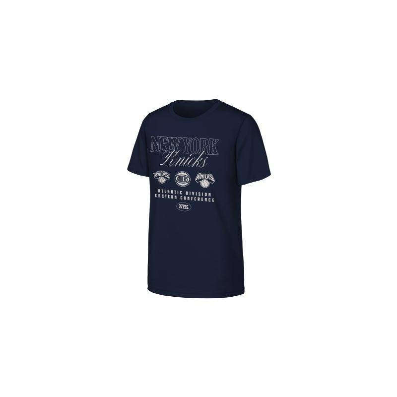 T-shirt NBA New York Knicks Outerstuff Bleu marine pour enfant