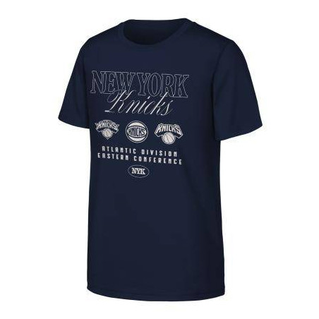 T-shirt NBA New York Knicks Outerstuff Bleu marine pour enfant