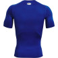 T-shirt de compression à manche courte Under Armour HeatGear Bleu