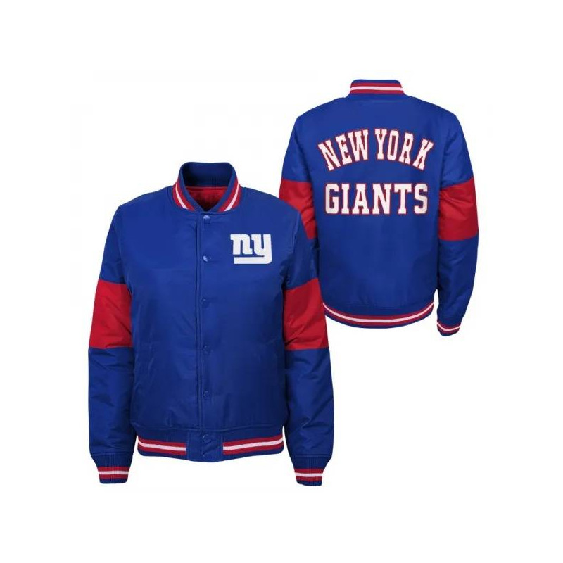 Blouson NFL New York Giants Outer Stuff Varsity pour Enfant
