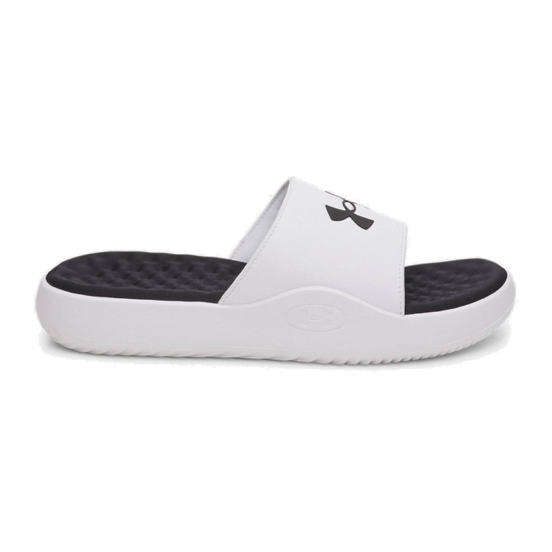 Claquettes Under Armour Ignite Pro 8 fix Blanc Claquettes Under Armour Ignite Pro 8 fix Blanc