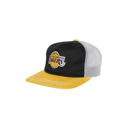 Gorra NBA Los Angeles Lakers Outerstuff Team Slouch Adjustable Negro para nino