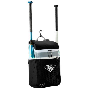 Sac à Dos de Baseball Louisville Powerized Stick Pack Noir