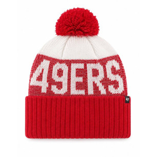 Gorro NFL San Francisco 49ers '47 Bone Chill Cuff Knit Rojo