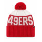 '47 Bone Chill Cuff Knit NFL San Francisco 49ers Red '47 Bone Chill Cuff Knit NFL San Francisco 49ers Red
