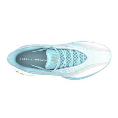 Chaussures de Basketball Under Armour Curry Fox 3 "White Light Sky blue"