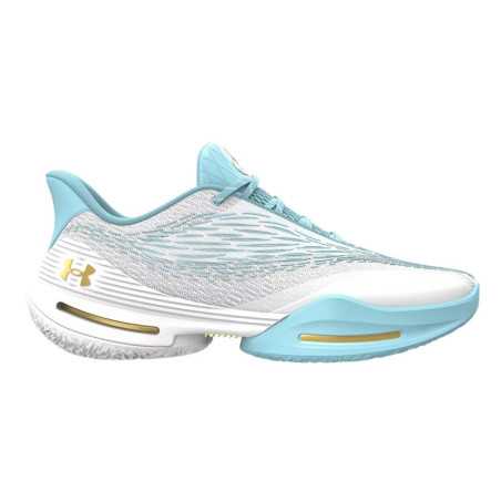 Chaussures de Basketball Under Armour Curry Fox 3 "White Light Sky blue"