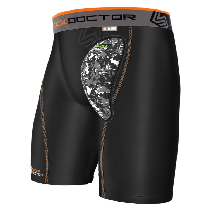 Shock Doctor Compression Short airCore Cup Black