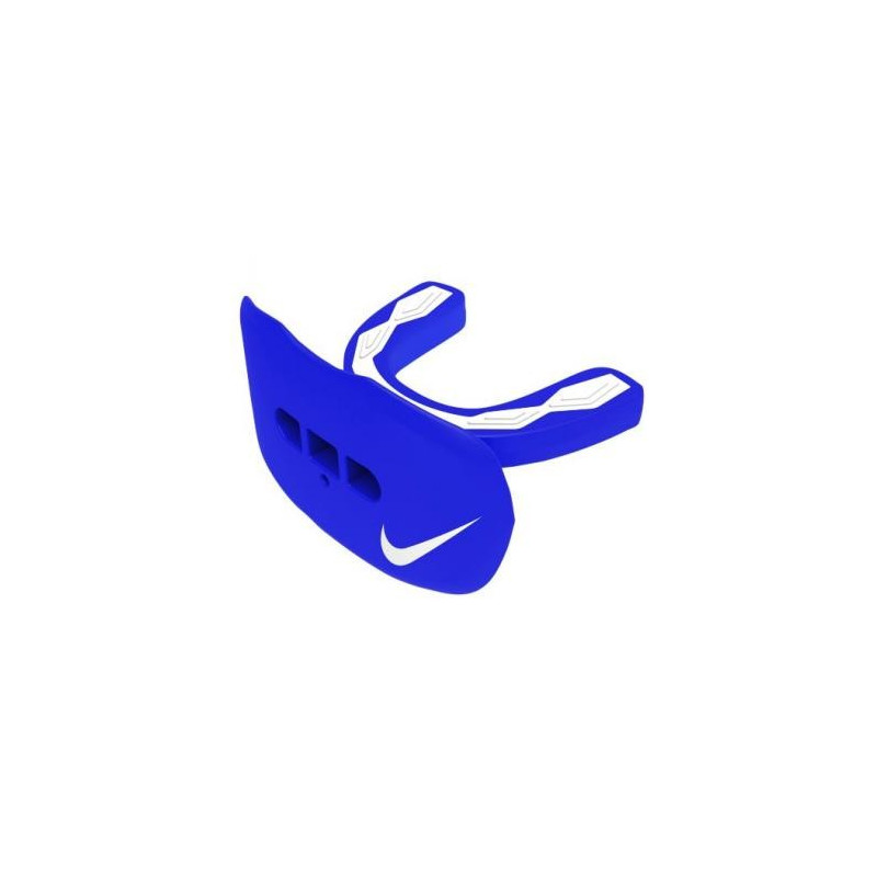 Protector Dental+Labio Nike Hyperflow adulto azul con strap﻿ y sabor Blue Raspberry