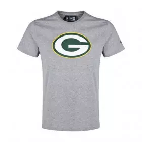 t-shirt New Era NFL Greenbay Packers Team logo Gris para hombre