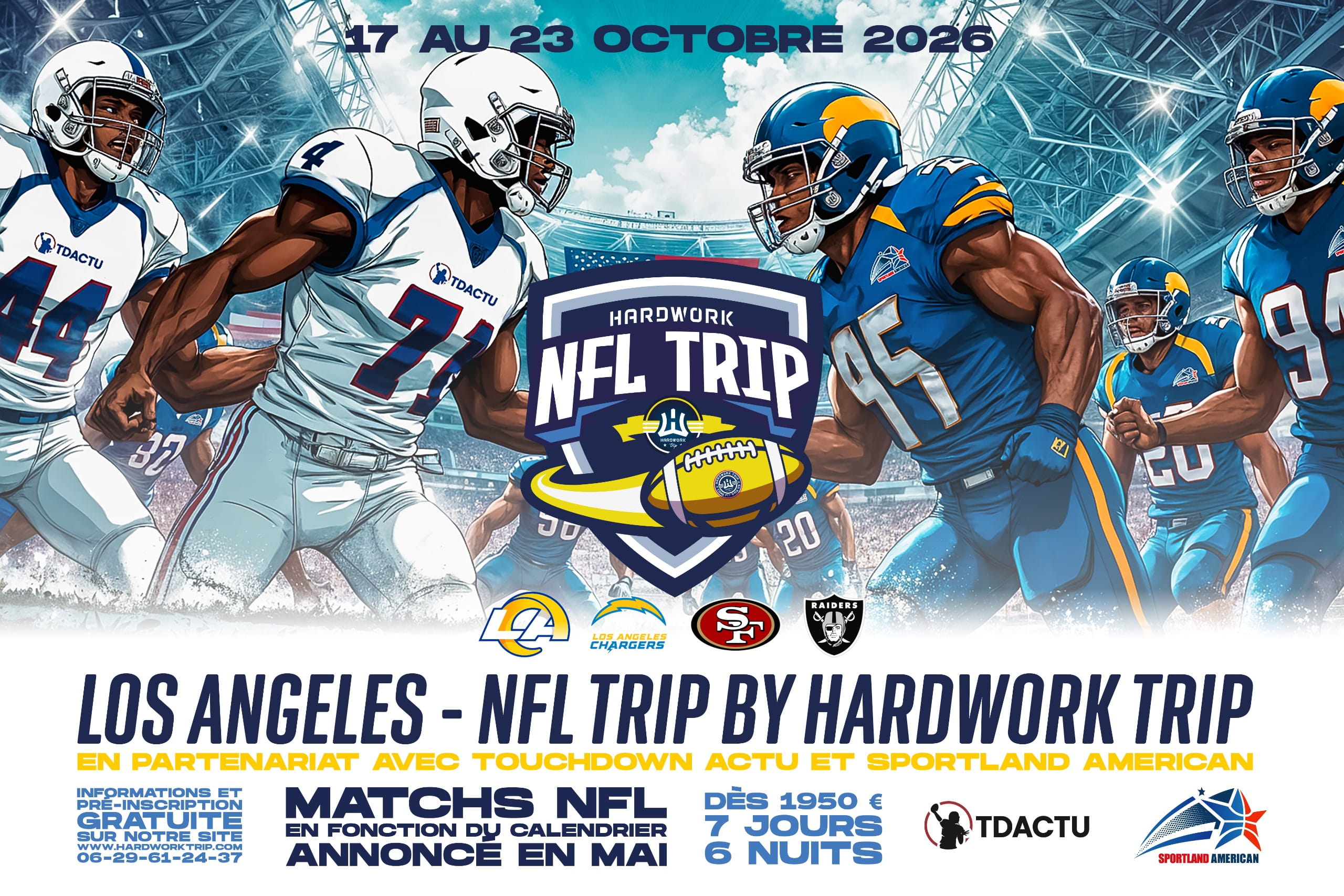 Voyage NFL Los angeles